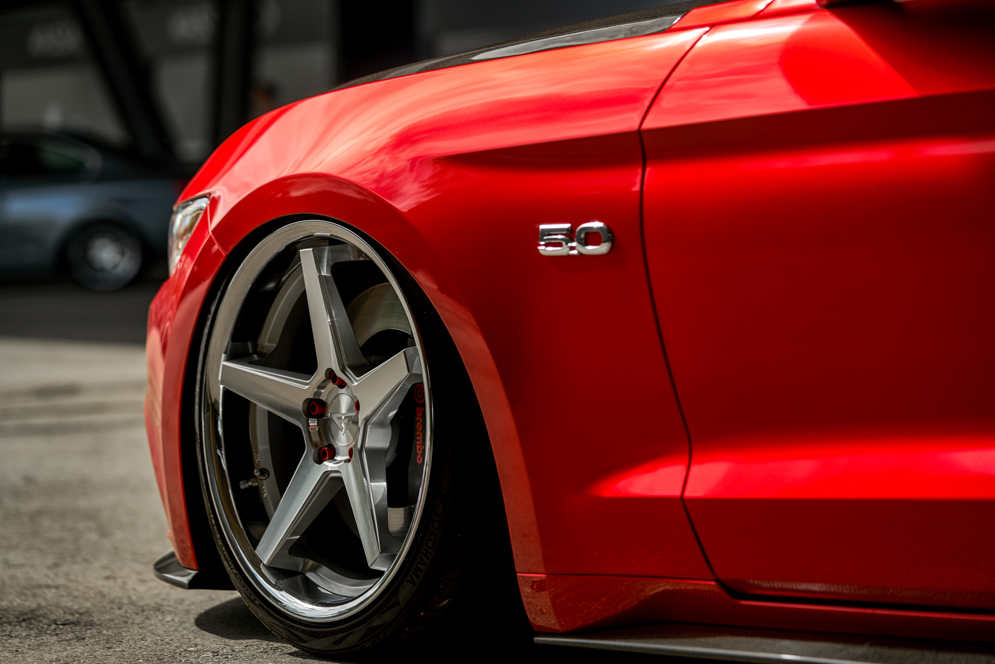 2016 Mustang 5.0 Convertible - FR3 Machine Silver-5