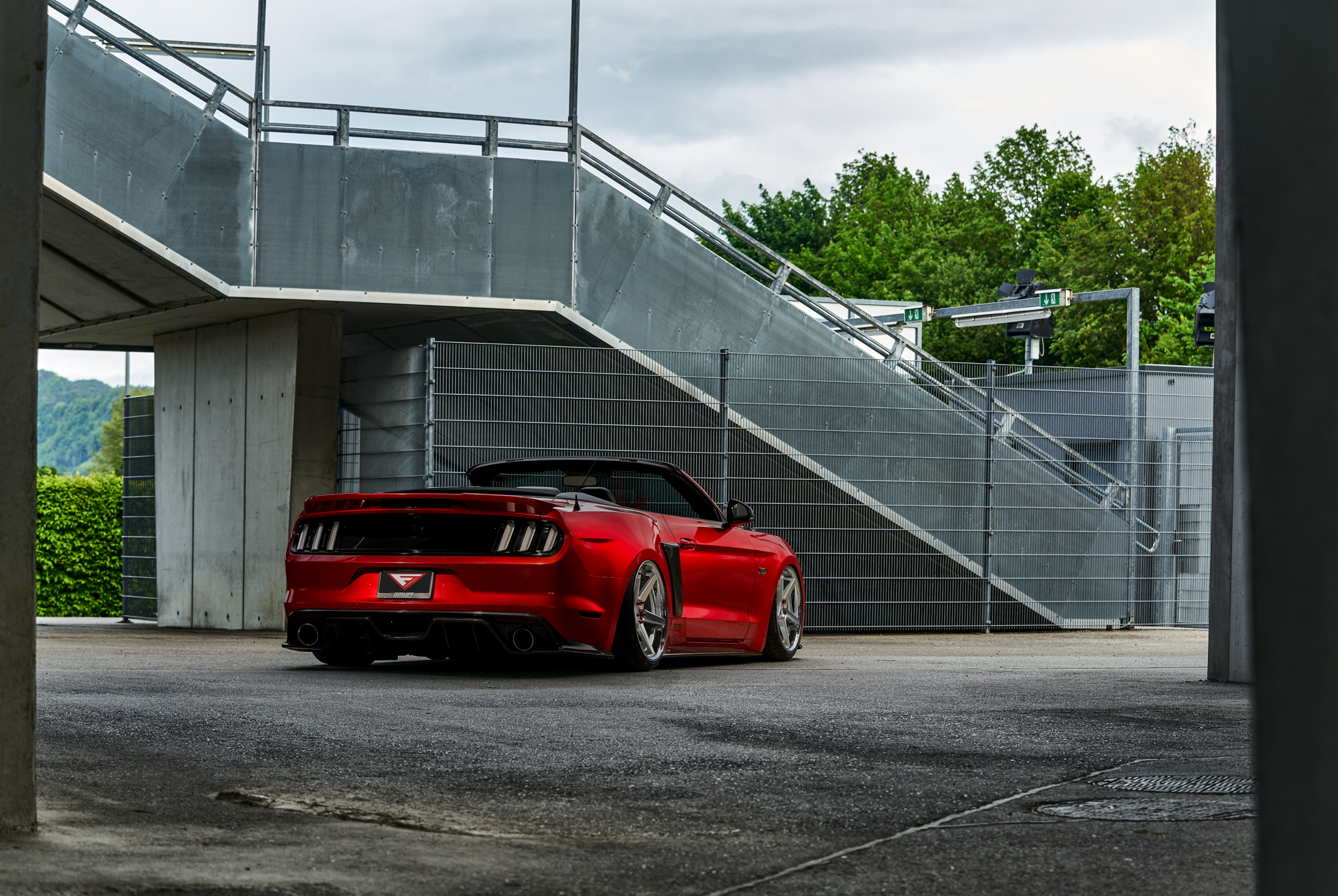 2016 Mustang 5.0 Convertible - FR3 Machine Silver
