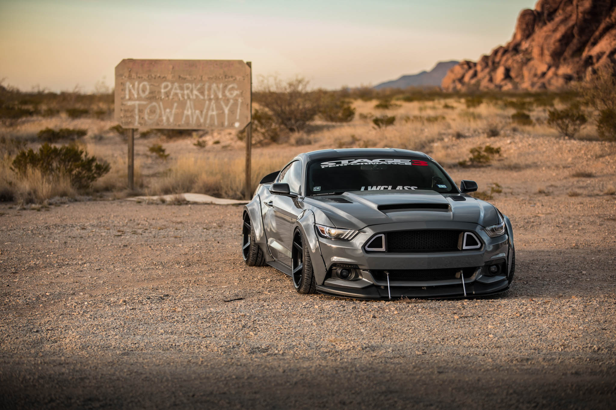 2016 Mustang Widebody - FR3 Matte Black - IG- @_baggedecoboost-11