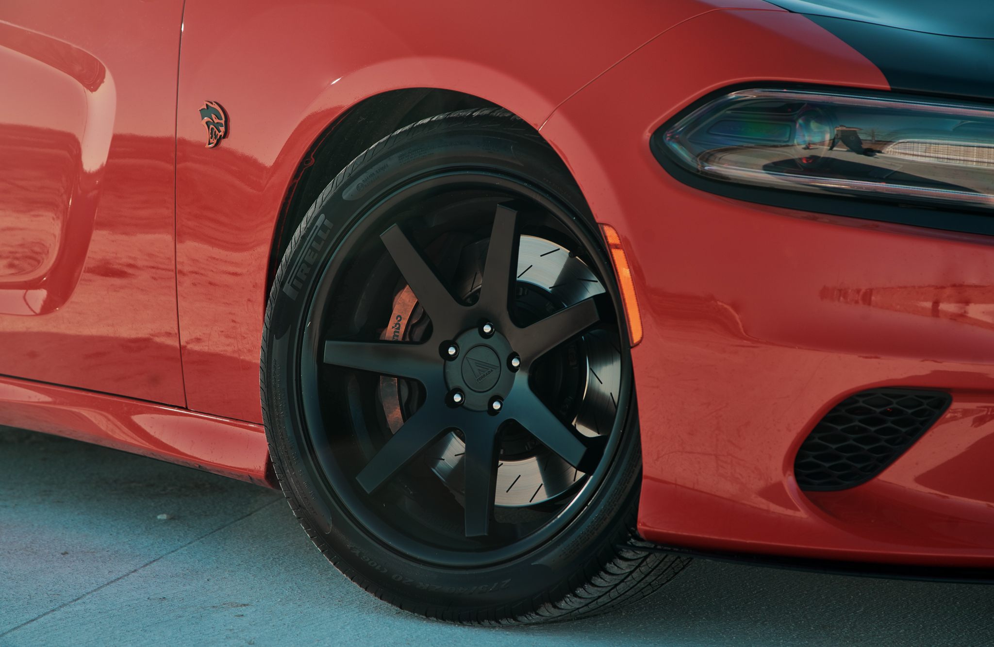 2017 Dodge Charger Hellcat - FR1 Matte Black (3 of 8)